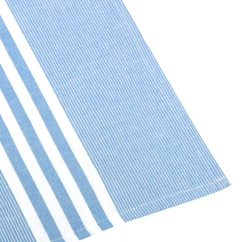 Recycled Tea Towel Recycling, 4-assorted, Light Blue/White