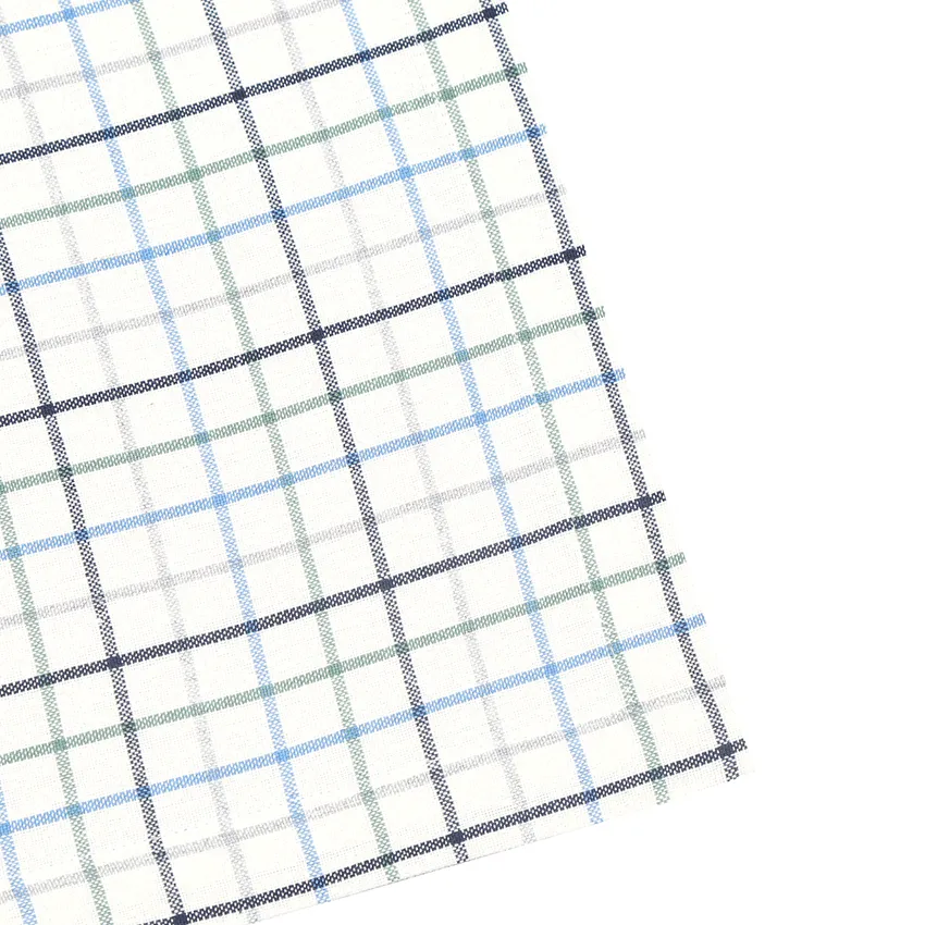 Recycled Tablecloth Sara, Light Blue/Grey/Beige