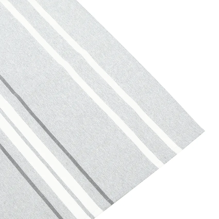 Recycled Wipeable Tablecloth Dante, Light Grey/White/Dark Grey