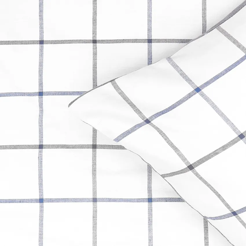 Duvet Cover Set 2-parts Gotland, Navy Blue/Blue/White