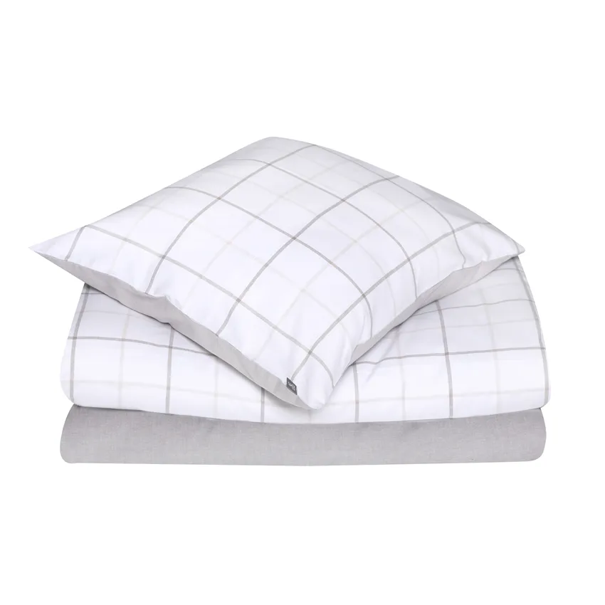 Pillowcase Gotland, Brown/Sand/White