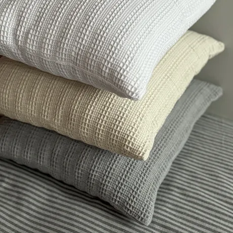 Recycled Cushion Cover Lasse, White