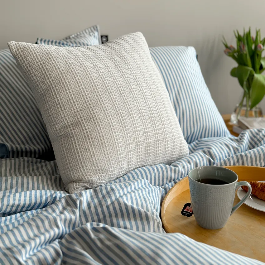 Recycled Cushion Cover Lasse, White