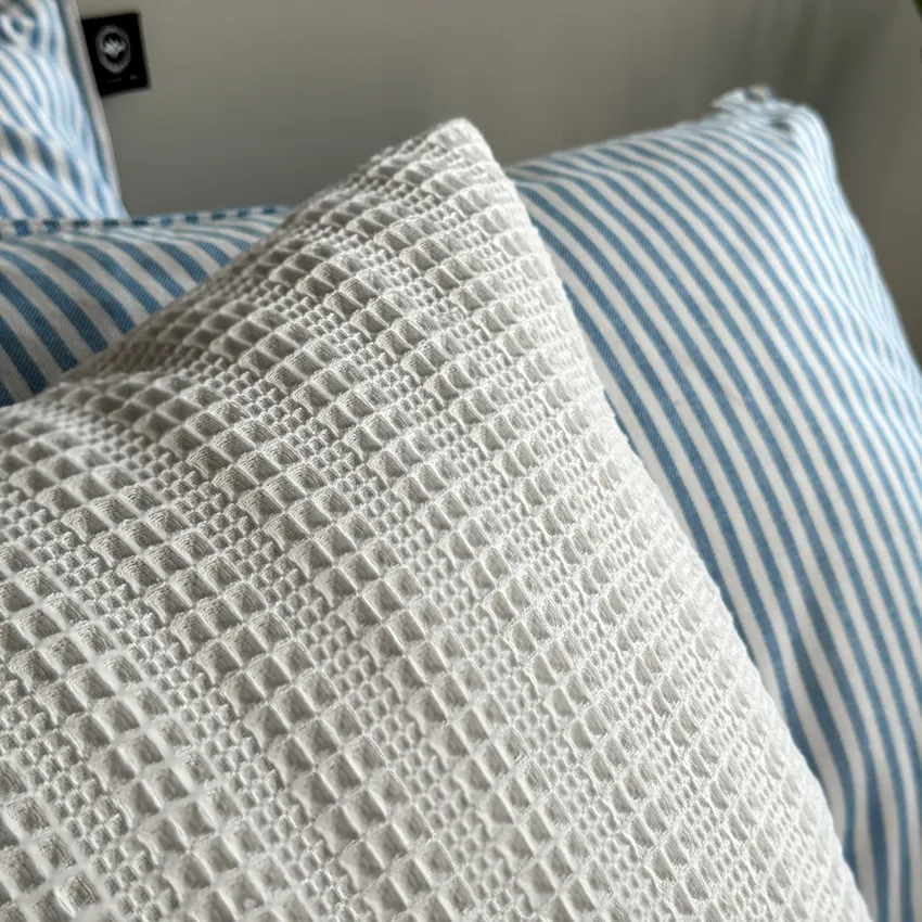 Recycled Cushion Cover Lasse, White