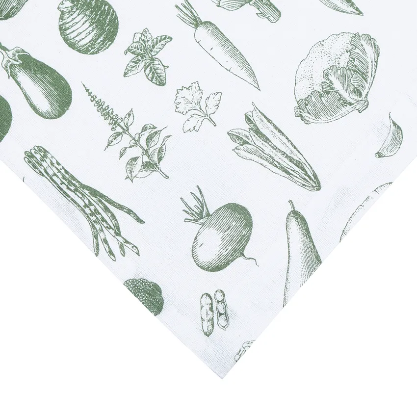 Recycled Apron Maj, Green/White