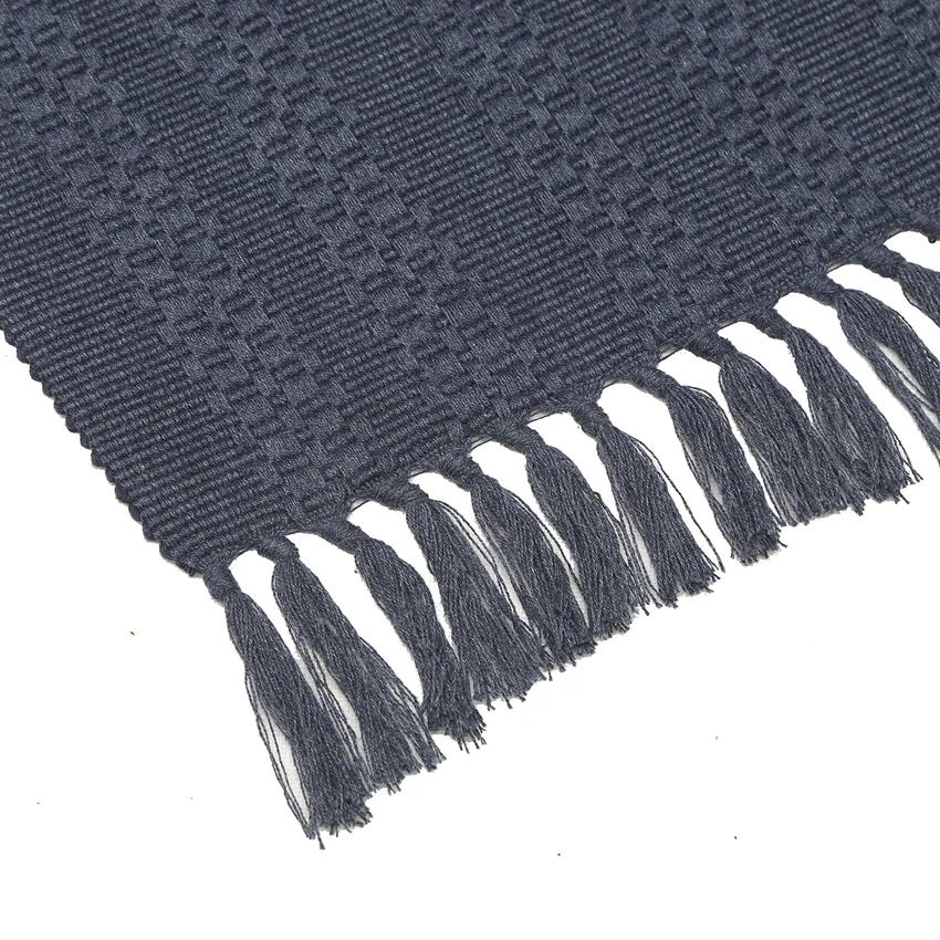 Recycled Table Runner Noa, Navy Blue