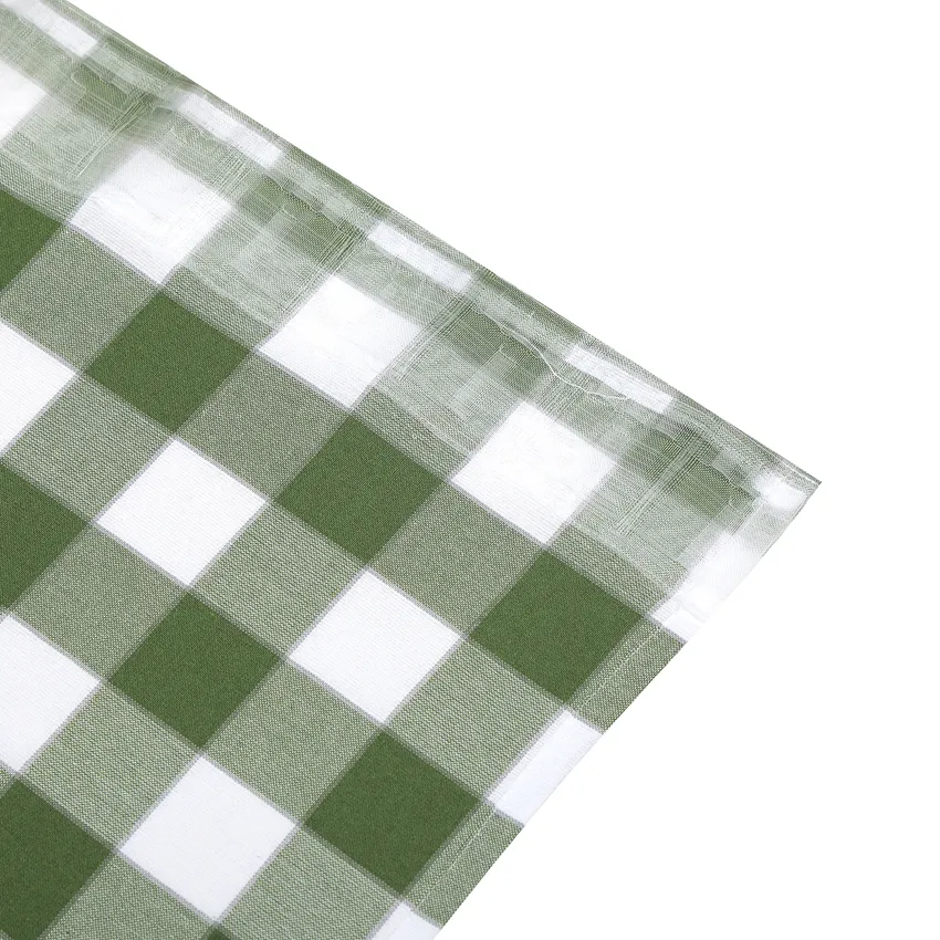 Recycled Curtain Panel 2-pack Ted, Green/White