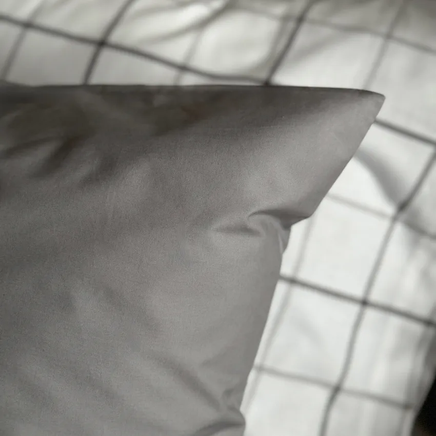 Organic Pillowcase Classic, Grey