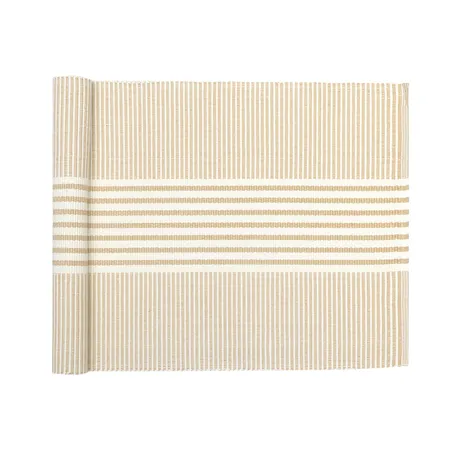Recycled Table Runner Isa, Beige/Sand