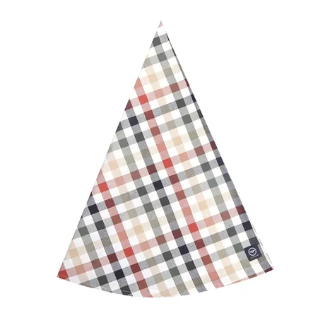 Recycled Round Tablecloth Ruth, Olive Green/Black/Rust