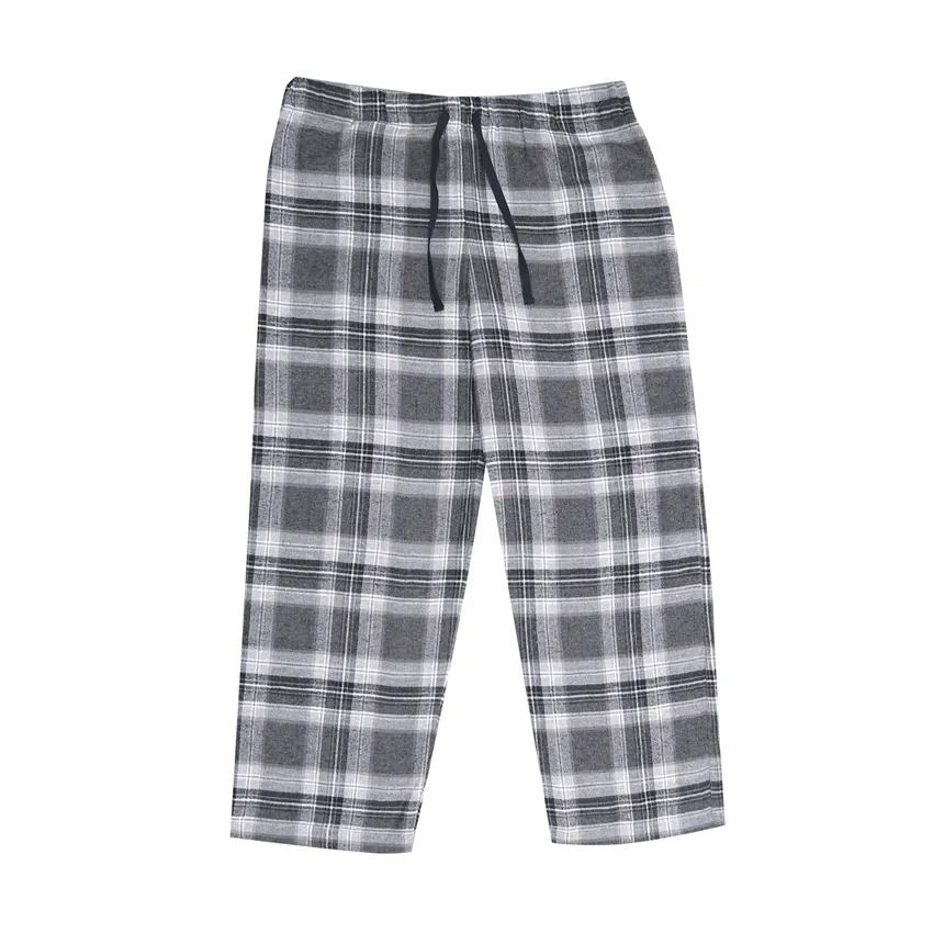 Pyjama Set Arjeplog, 2-parts, Black/Grey/White