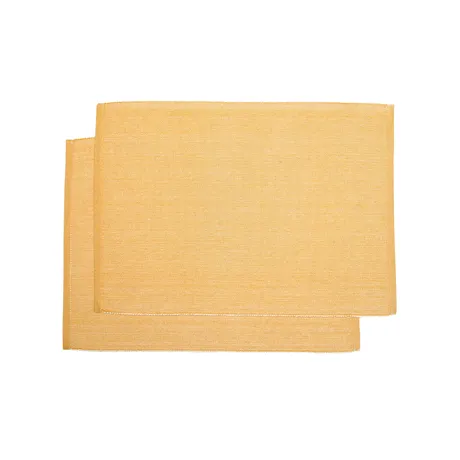 Mantel individual reciclado 2-pack Elin, Amarillo