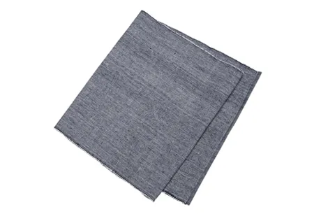 Reciclado Caminos de mesa Elin, Azul marino/Blanco