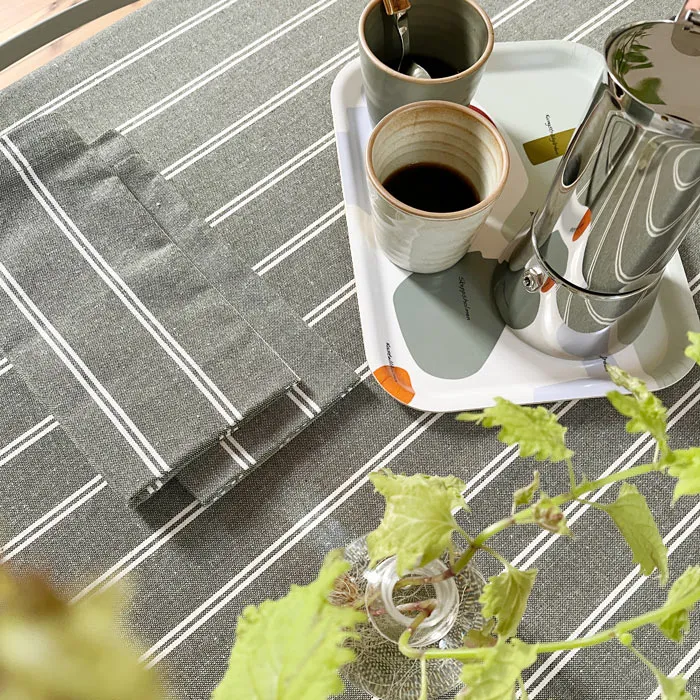 Servilleta Reciclada 2-pack Agda, Verde oliva/Beige