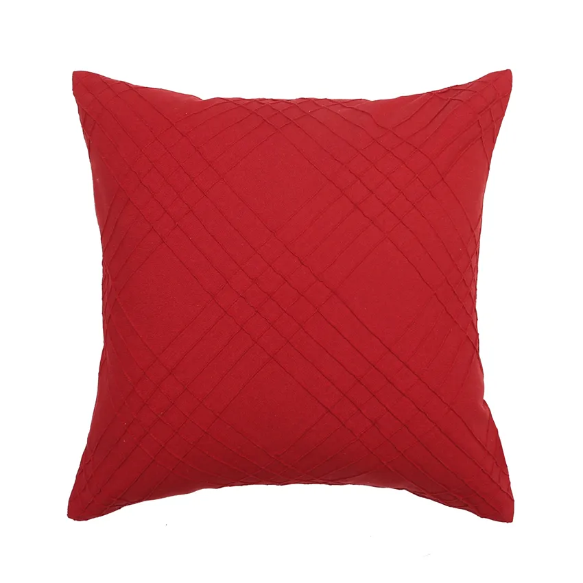 Reciclado Funda de cojín Botvid, Rojo oscuro