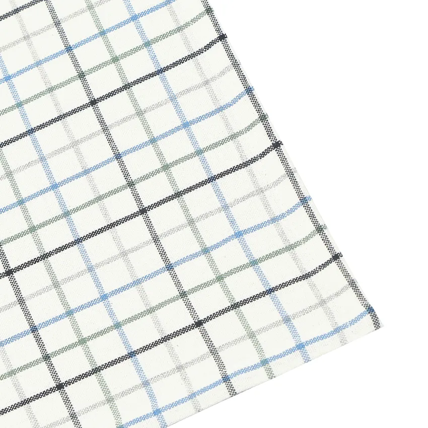 Paño de cocina reciclado 2-pack Ruth, Azul claro/gris/beige