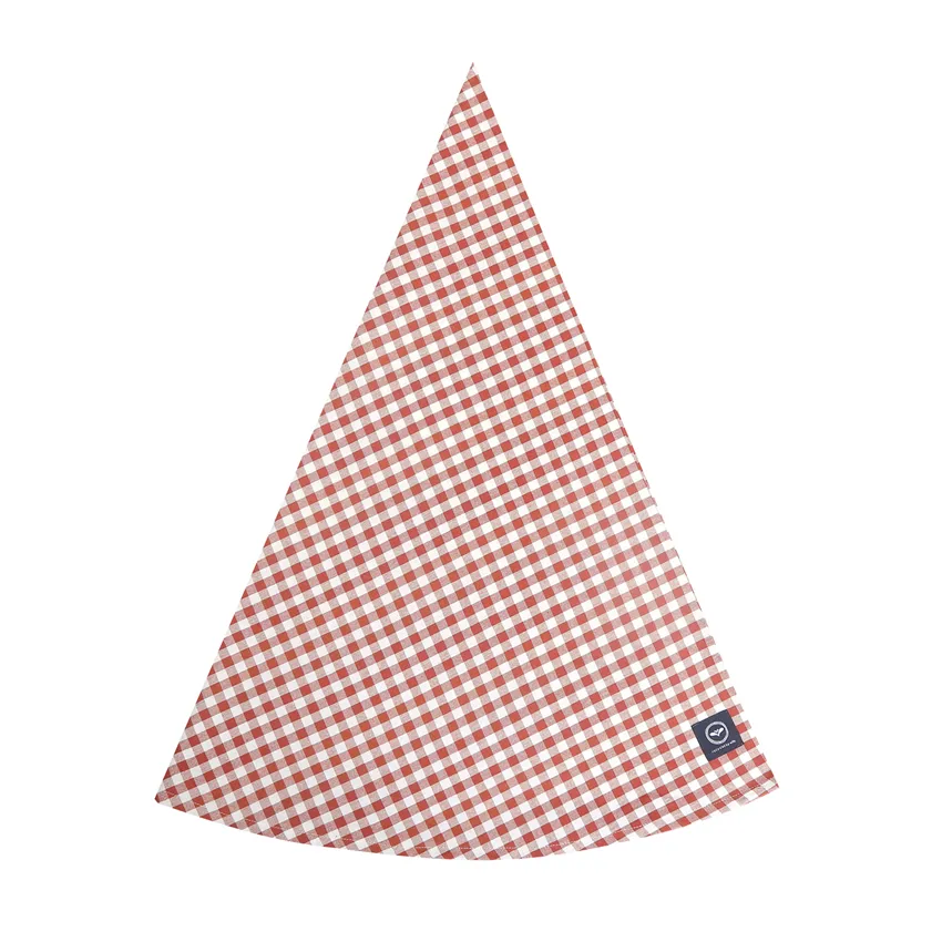 Mantel Redondo Reciclado Bella, Óxido/Beige