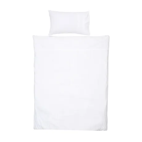 Ecológico Babyjuego de funda nórdica, Blanco