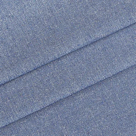 Tejido limpiable reciclado Metraje Hedvig, Azul/Blanco