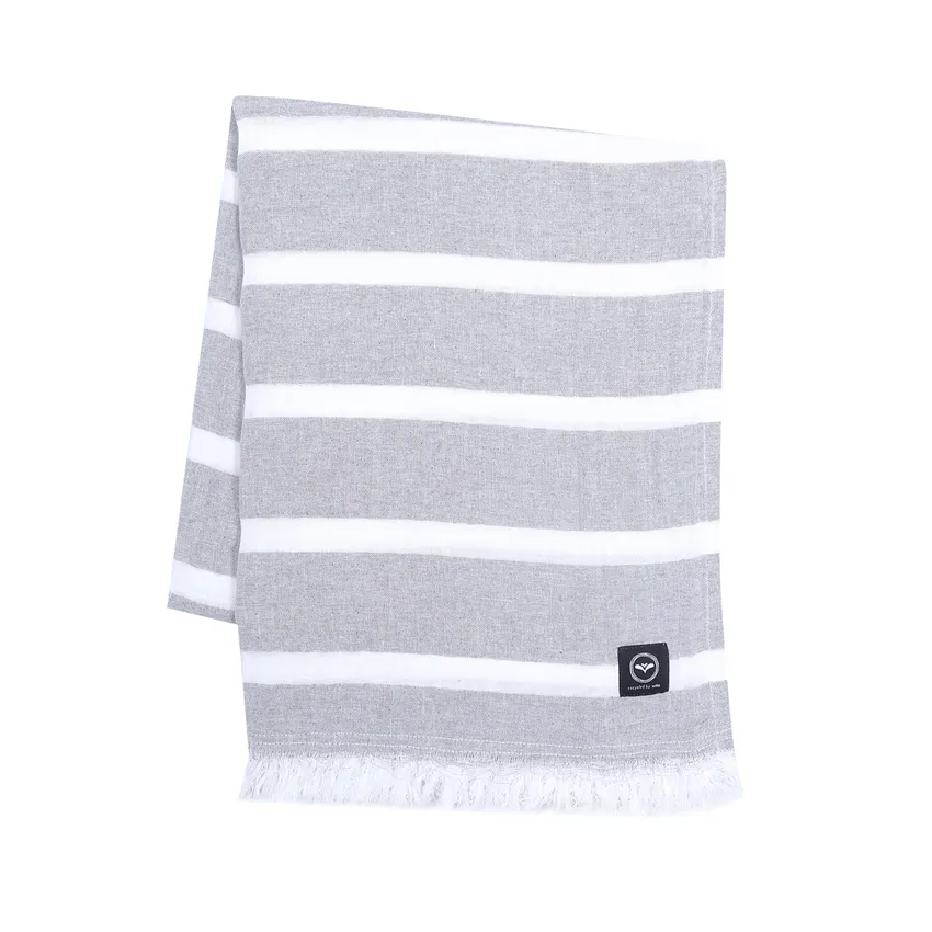 Manta Reciclada Olivia, Gris claro