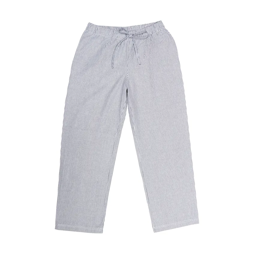 Pijamapantalones Runmarö, Azul marino/Blanco