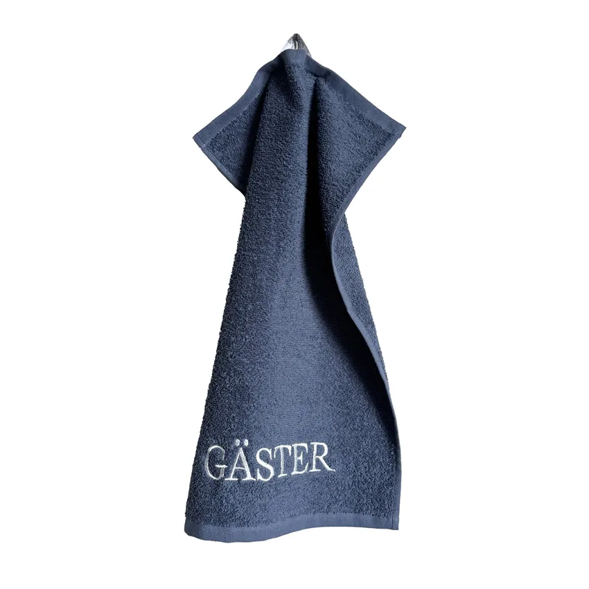 Toalla de invitados Gäster, Azul oscuro