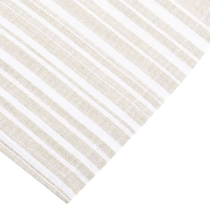 Mantel reciclado Charles, Lino/Blanco