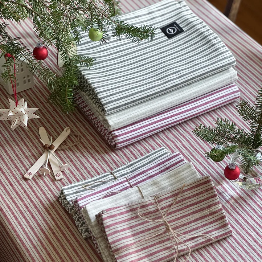 Mantel Limpiable Reciclado Alf, Lino/Beige