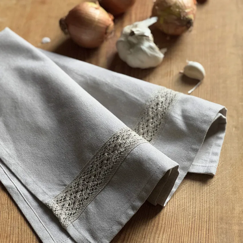 Paño de cocina reciclado Linn, Lino
