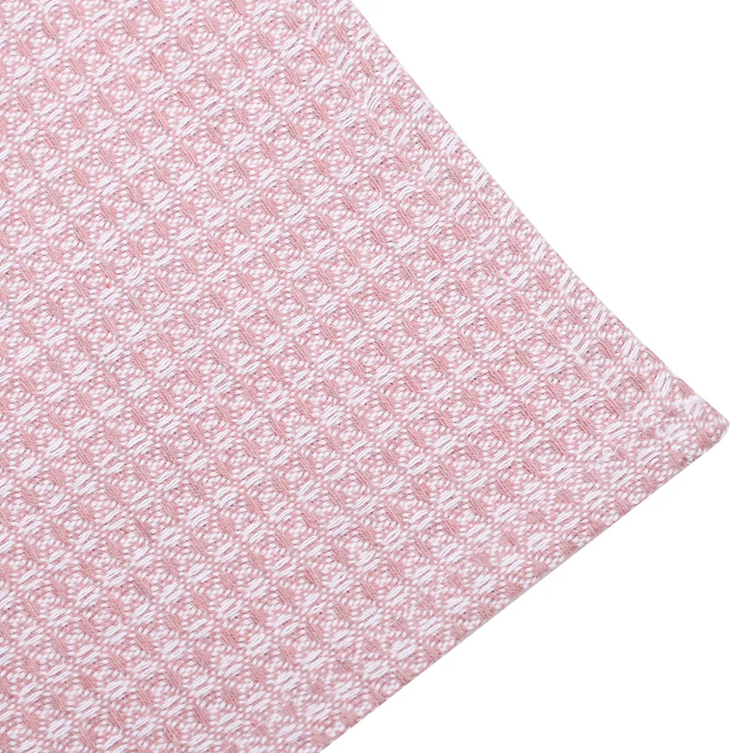 Toalla reciclada Mårten, Rosa claro/Blanco