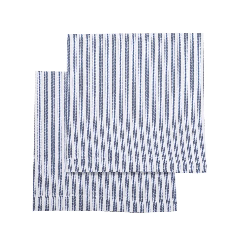 Servilleta Reciclada 2-pack Lina, Azul grisáceo/Blanco