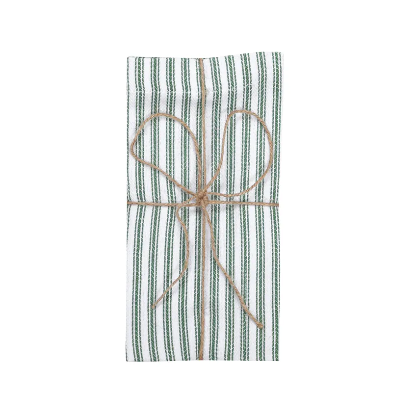 Servilleta Reciclada 2-pack Lina, Verde/Blanco