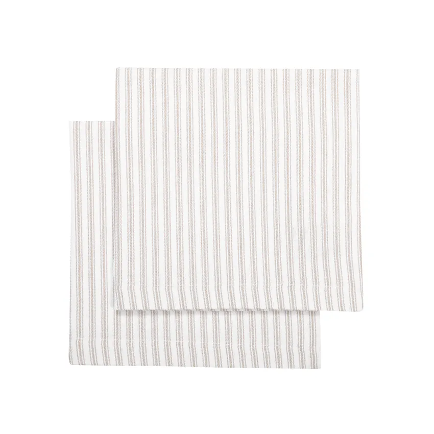 Servilleta Reciclada 2-pack Lina, Lino/Blanco