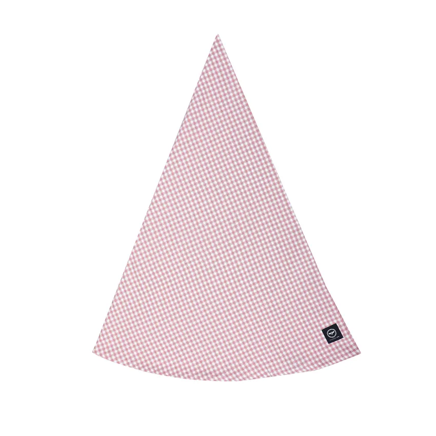 Mantel Redondo Reciclado Madicken, Rosa claro/Blanco