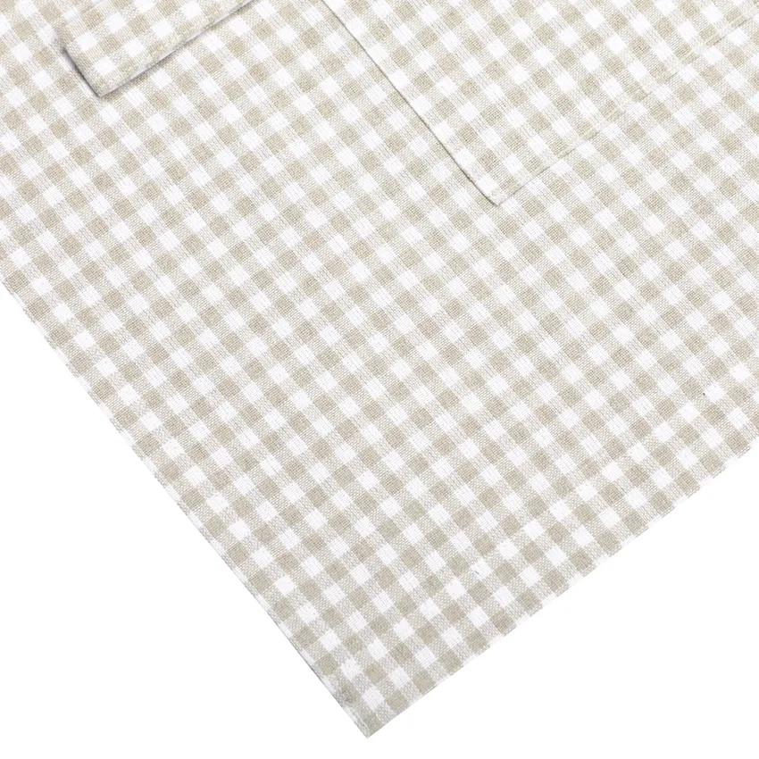 Delantal Infantil Reciclado Madicken, Lino/Blanco