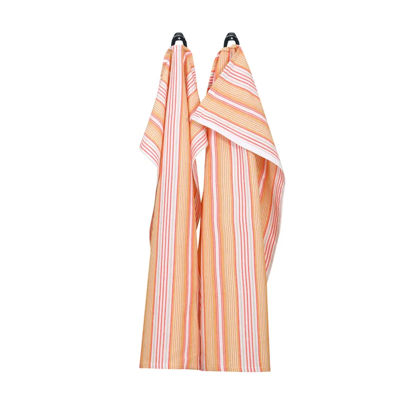 Paño de cocina reciclado 2-pack Eden, Amarillo/Blanco