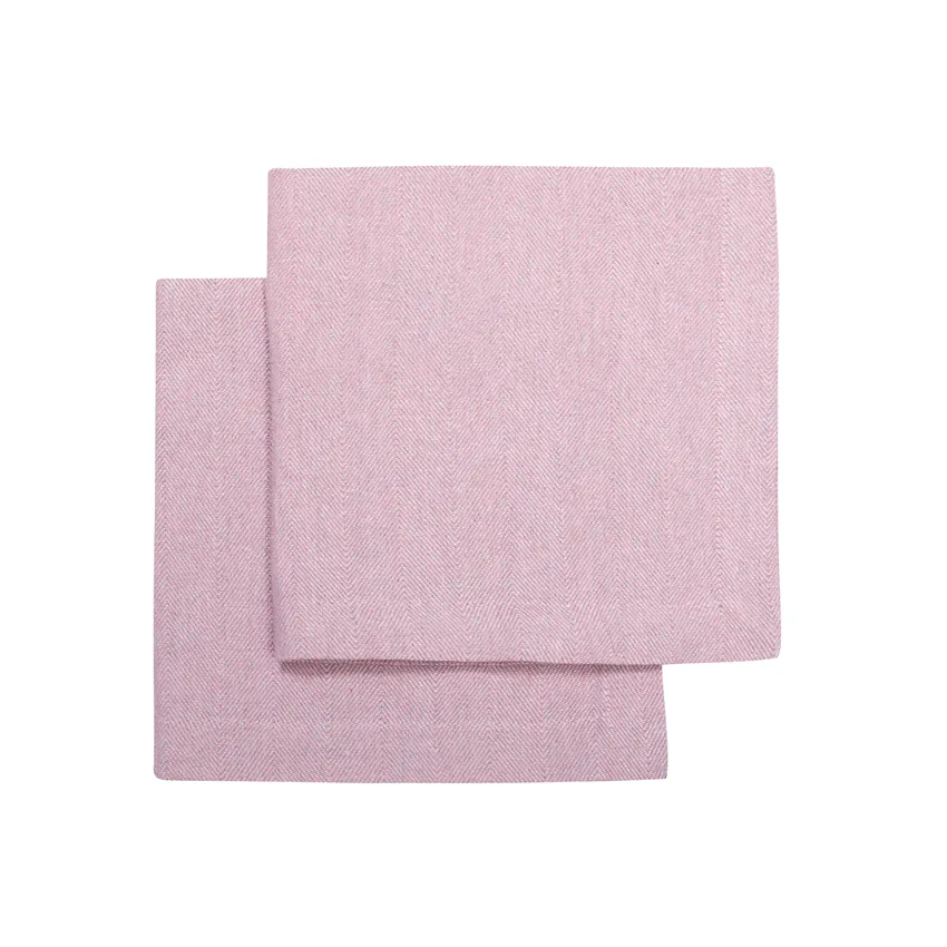 Servilleta Reciclada 2-pack Emil, Rosa claro/Blanco