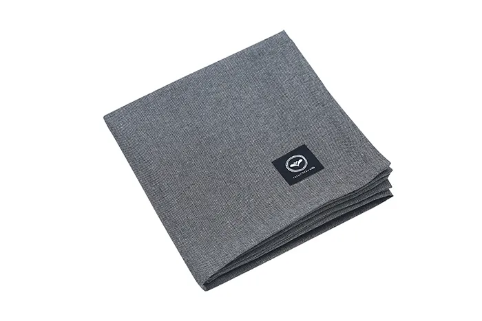 Mantel reciclado Elin, Gris oscuro/Gris