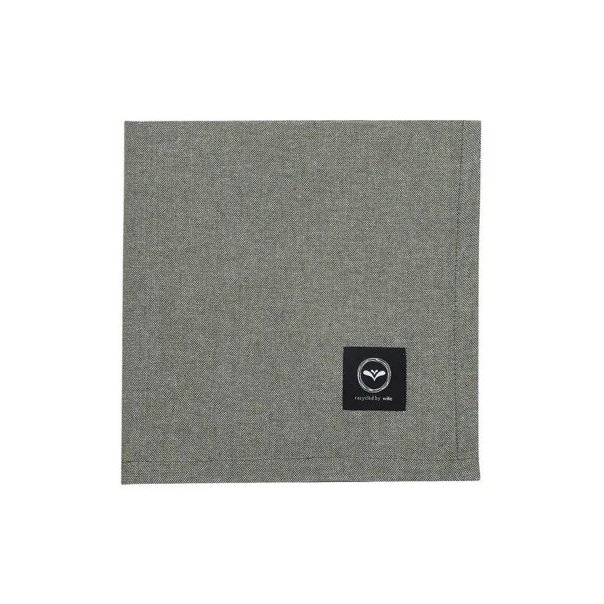 Mantel Limpiable Reciclado Hedvig, Verde oliva/Beige