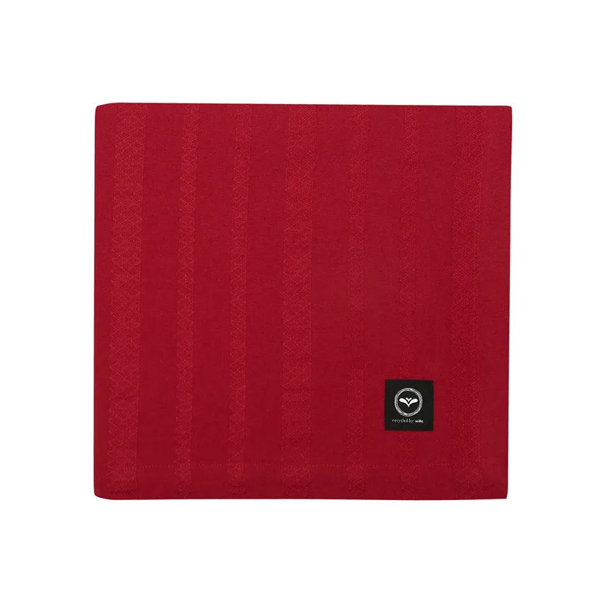 Mantel reciclado Molly, Rojo oscuro