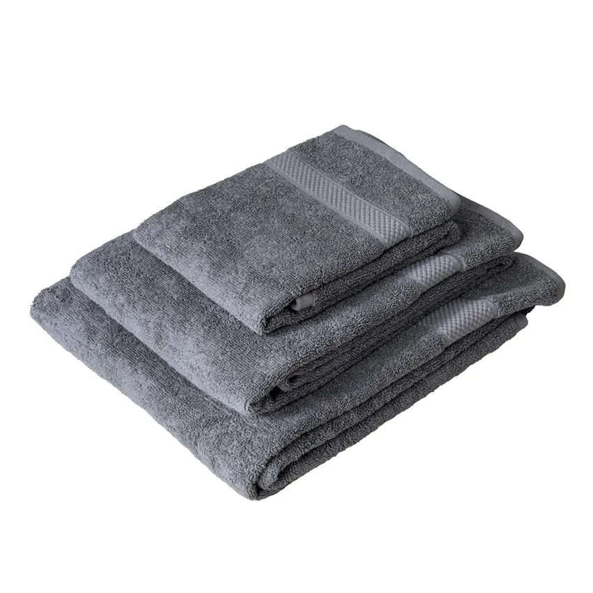 Toalla ecológica Ornö, Gris oscuro