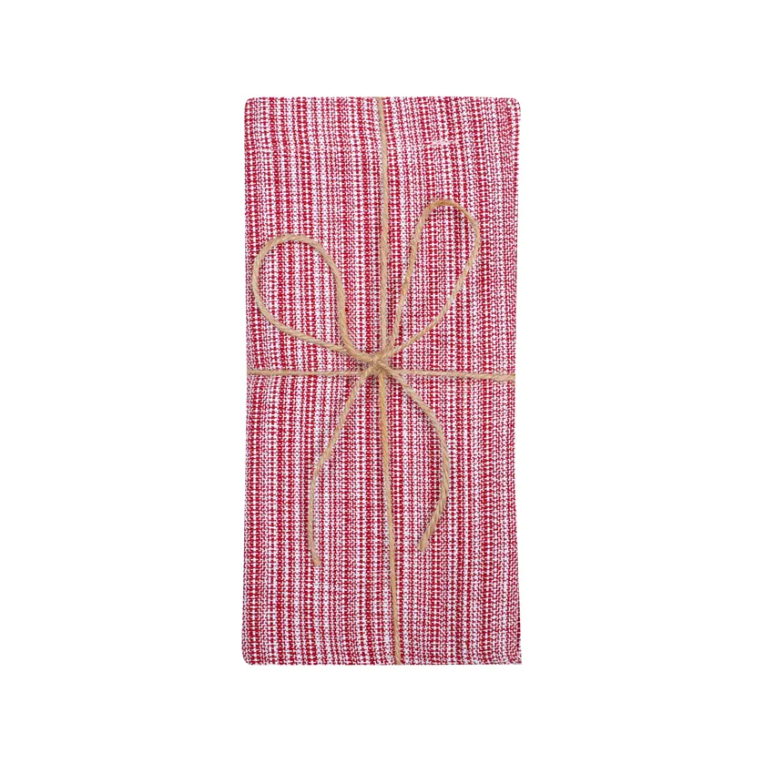 Servilleta Reciclada 2-pack Jonna, Rojo oscuro/Blanco