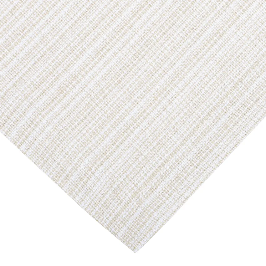 Mantel reciclado Jonna, Lino/Blanco