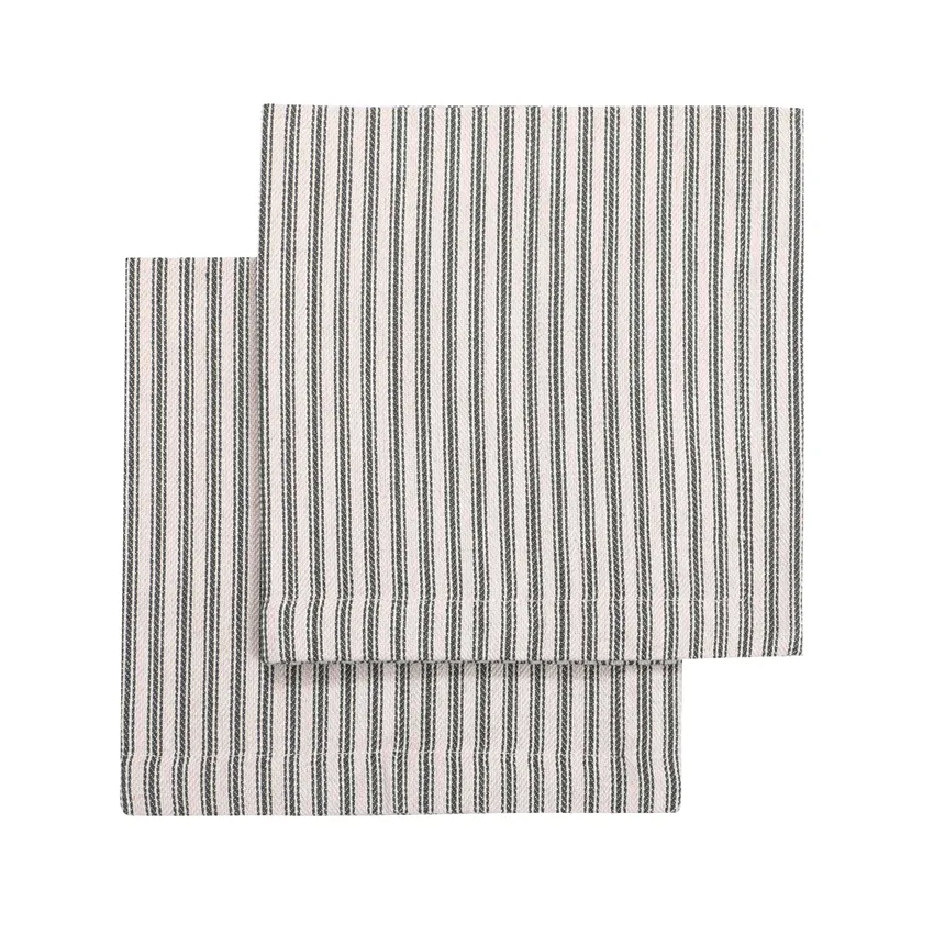 Servilleta Reciclada 2-pack Lina, Verde oliva/Lino