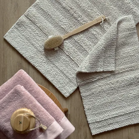 Tapis de bain Lucca, Sable