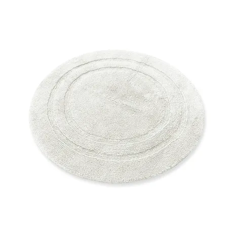 Tapis de bain rond Turin, Off-White