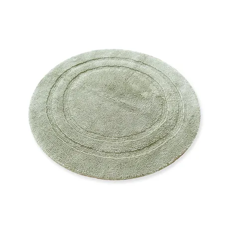 Tapis de bain rond Turin, Vert