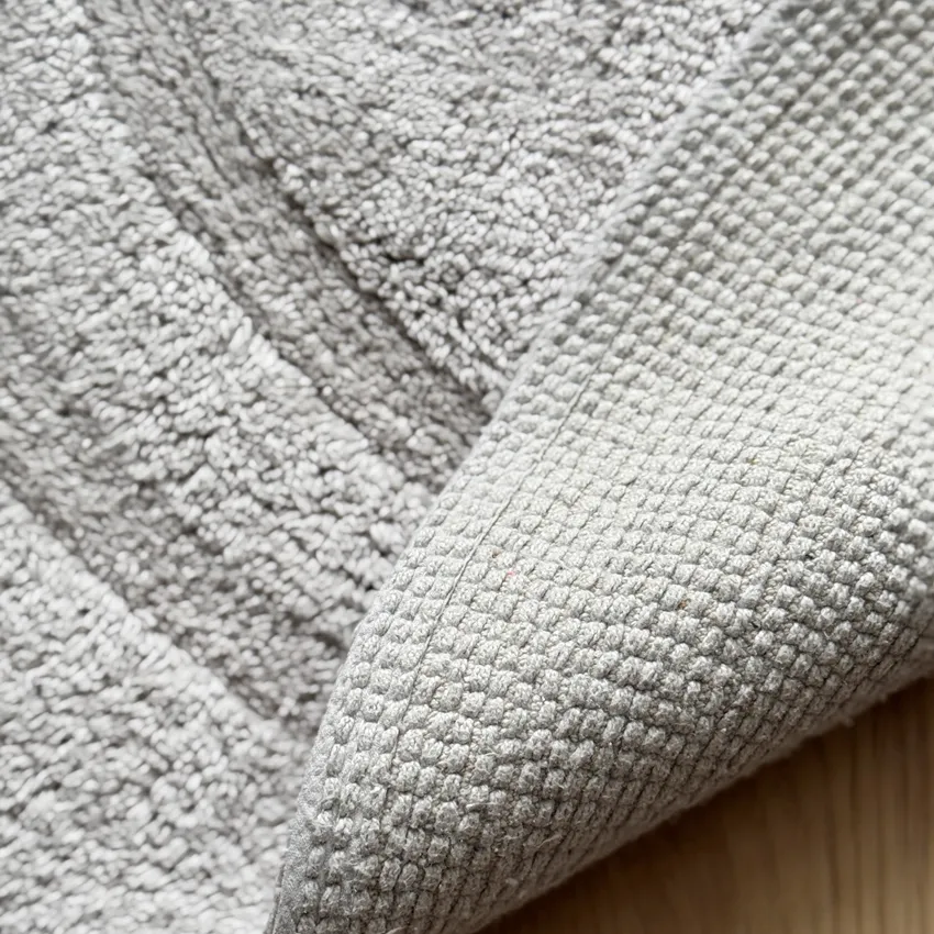 Tapis de bain rond Turin, Gris