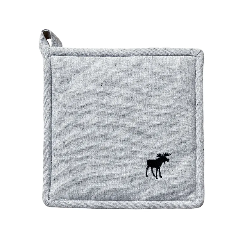 Manique recyclée Helge, Gris/Blanc