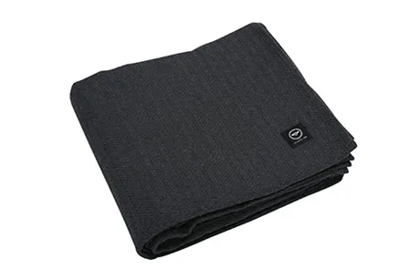 Recyclé Couvre-lits Rasmus, Gris foncé